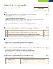 Kopia Test 4 Czlowiek i srodowisko.pdf - Test Człowiek i środowisko Test Z Wosu Klasa 8 Dzial 5