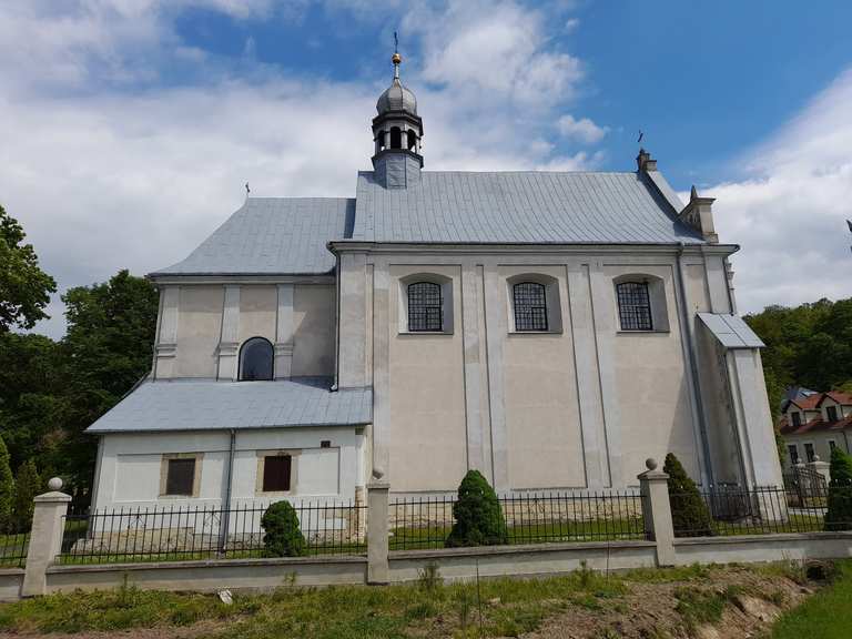 Kościół pw. Apostołów Piotra i Pawła w Racławicach : percorsi ciclabili Parafia św Piotra I Pawła Dębno