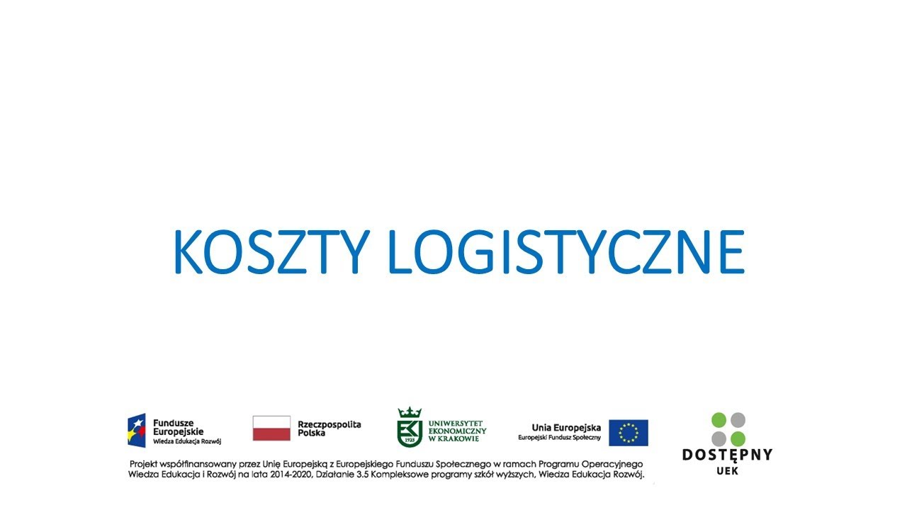 Koszty Logistyczne W Przedsiębiorstwie Produkcyjnym