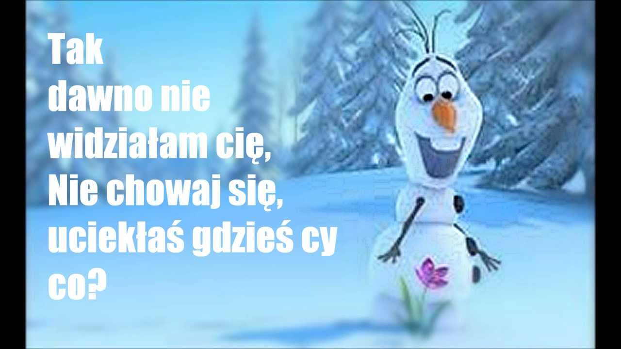 Ulepimy Dziś Bałwana Tekst Po Polsku