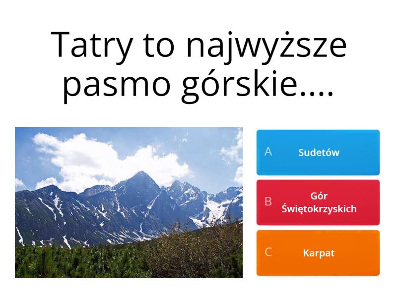Krajobrazy Polski Sprawdzian Klasa 5