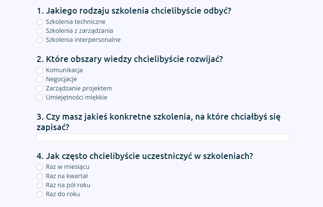 Kreator ankiet AI. Gotowe pytania w mniej niż 60 sekund - Webankieta Pytania Na Kartkówke Z Krzyżaków