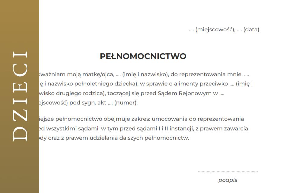 Kreator sądowy - alimenty, rozwód, władza rodzicielska, podział majątku Apelacja W Sprawie O Alimenty Wzór
