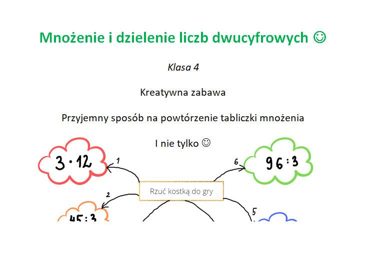 Dzielenie Liczb Dwucyfrowych Klasa 3