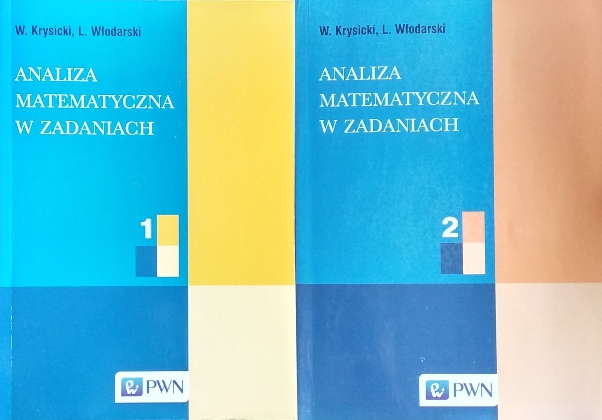 Krysicki Włodarski Analiza Matematyczna Pdf