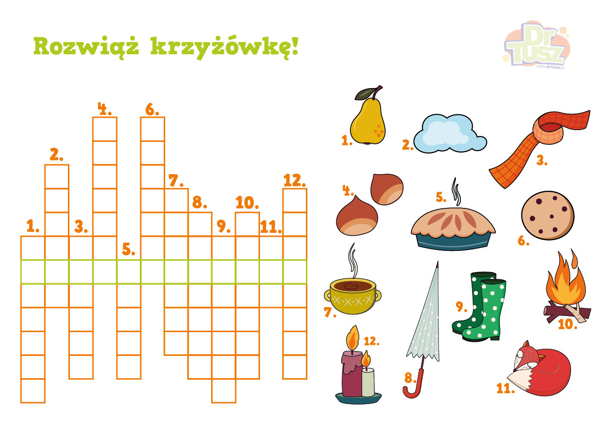 Krzyżówki do druku dla dzieci | Salagier.pl Krzyzwki Dla Dzieci Do Druku Pdf