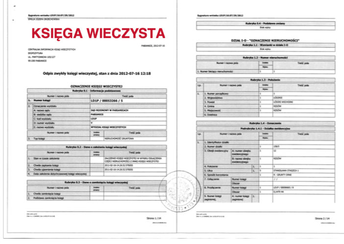 Księga wieczysta - wszystko, co musisz wiedzieć Jak Poprawnie Wpisac Numer Ksiegi Wieczystej