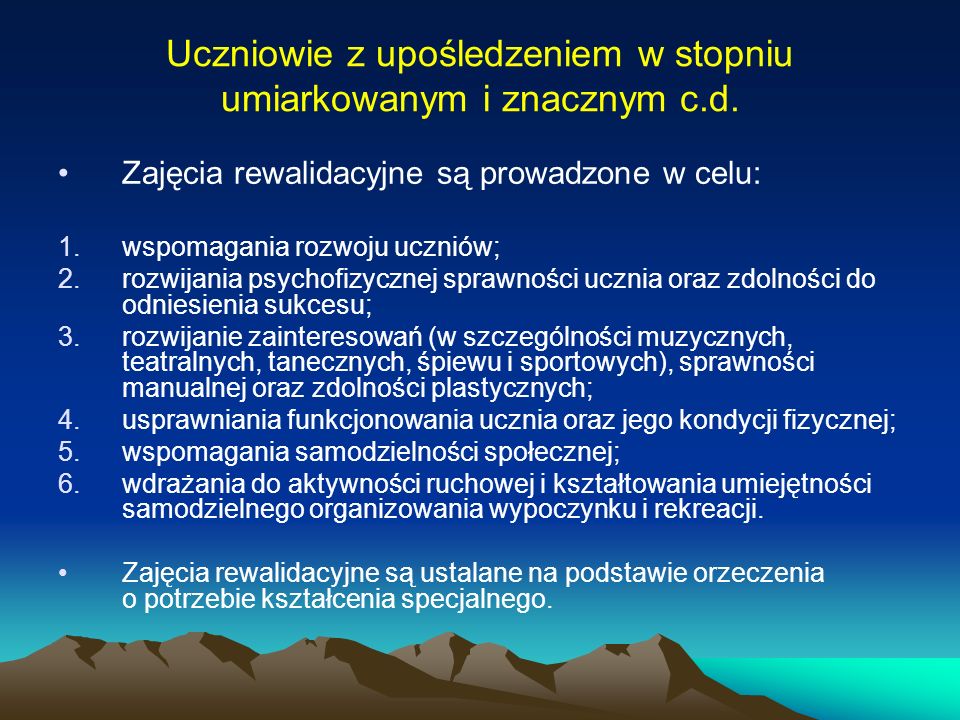 Kształcenie specjalne - ppt pobierz Rozkład Materiału Dla Ucznia Upośledzonego W Stopniu Umiarkowanym Chomikuj