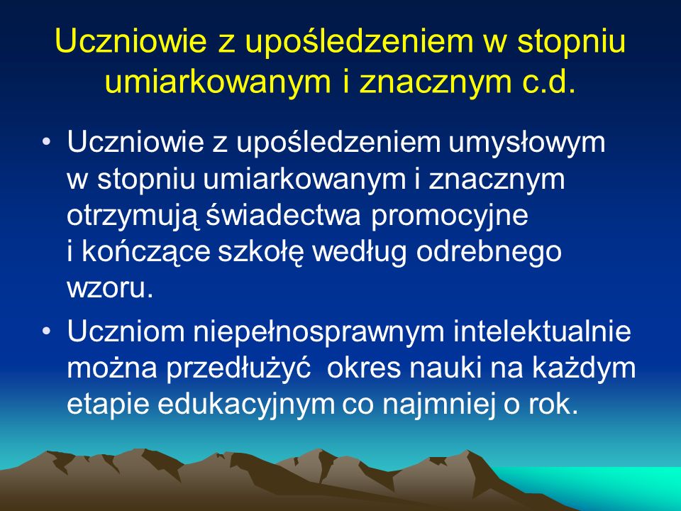 Kształcenie specjalne - ppt pobierz Rozkład Materiału Dla Ucznia Upośledzonego W Stopniu Umiarkowanym Chomikuj
