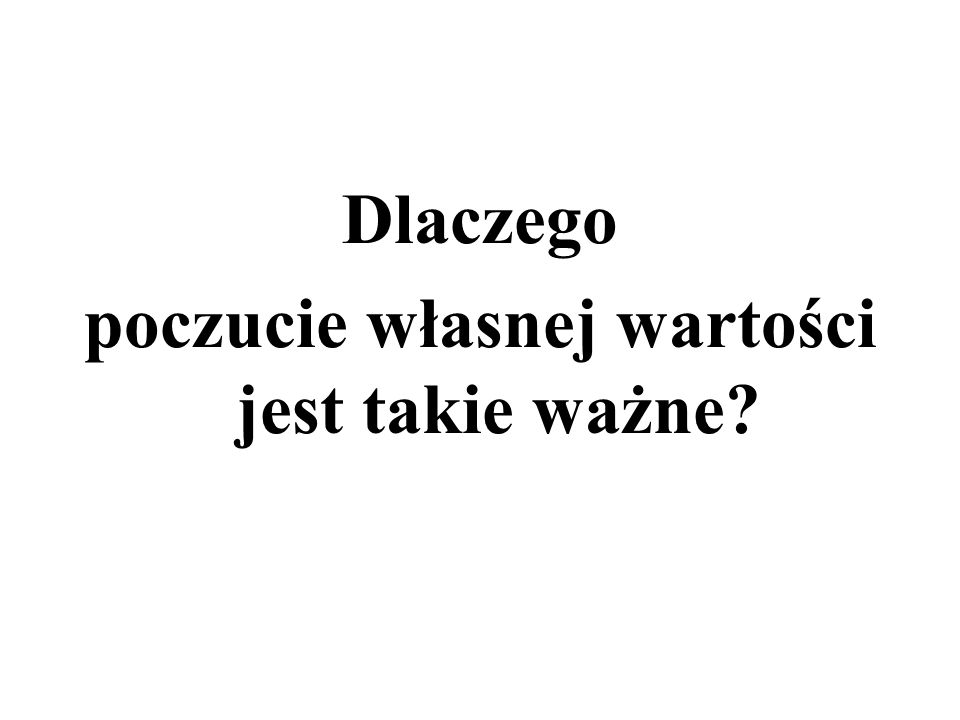 Poczucie Własnej Wartości ćwiczenia Pdf