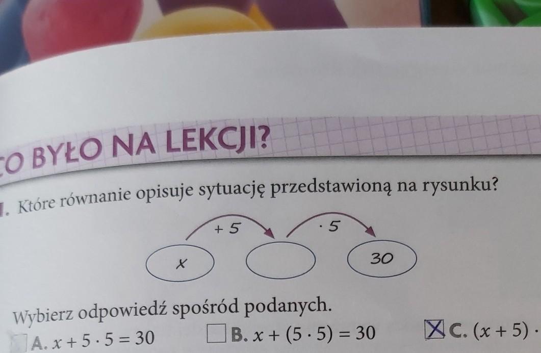 Które Równanie Opisuje Sytuację Przedstawioną Na Rysunku Ktore Rownanie Opisuje Sytuacje Przedstawiona Na Rysunku