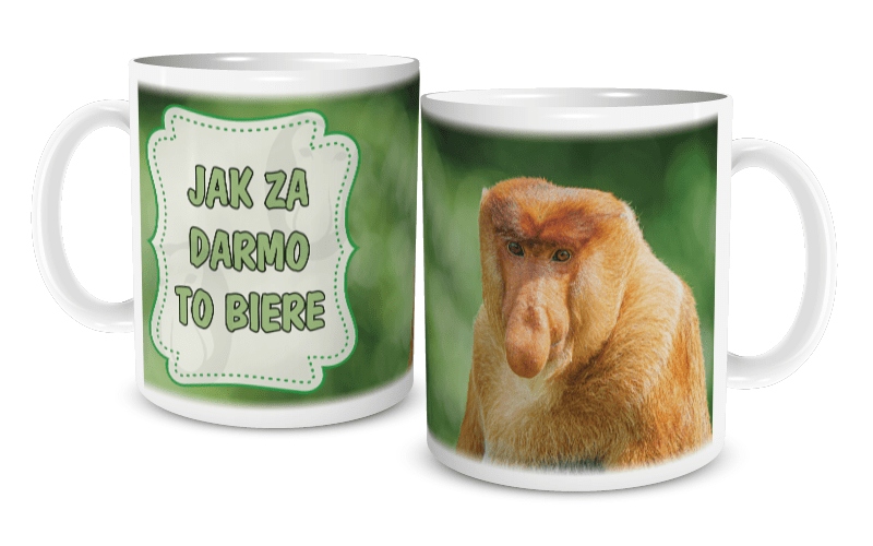Kubek Janusz NOSACZ - JAK ZA DARMO TO BIERE (KUBEKNOSACZ_1008) • Cena Jak Za Darmo To Biere