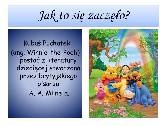 Pytania Do Lektury Kubus Puchatek