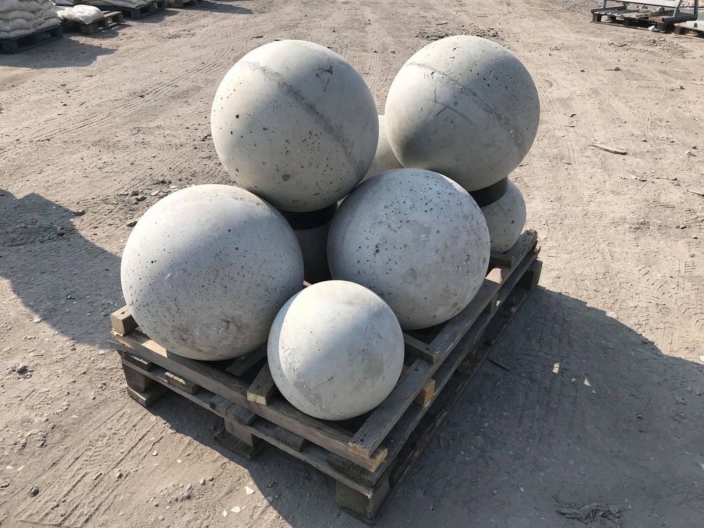 KULE BETONOWE KULA DO OGRODU DEKORACJE OGRÓD 30CM - 7352730308 Kula Do Pchnięcia Kulą Allegro