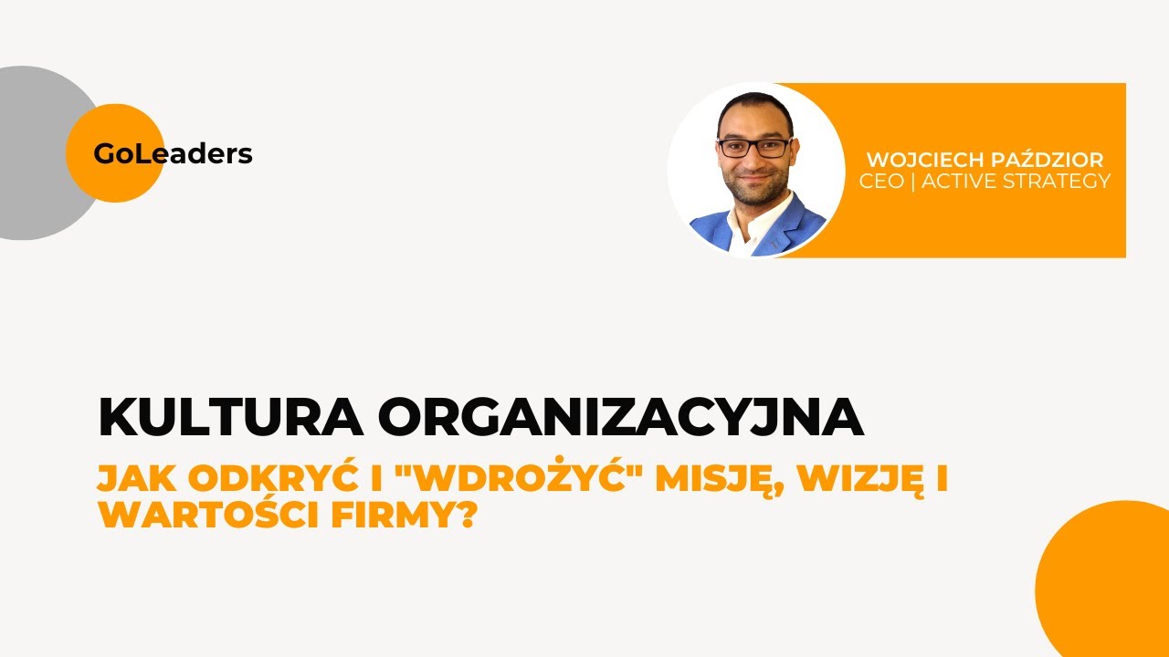 Kultura Organizacyjna A Klimat Organizacyjny W Przedsiębiorstwie