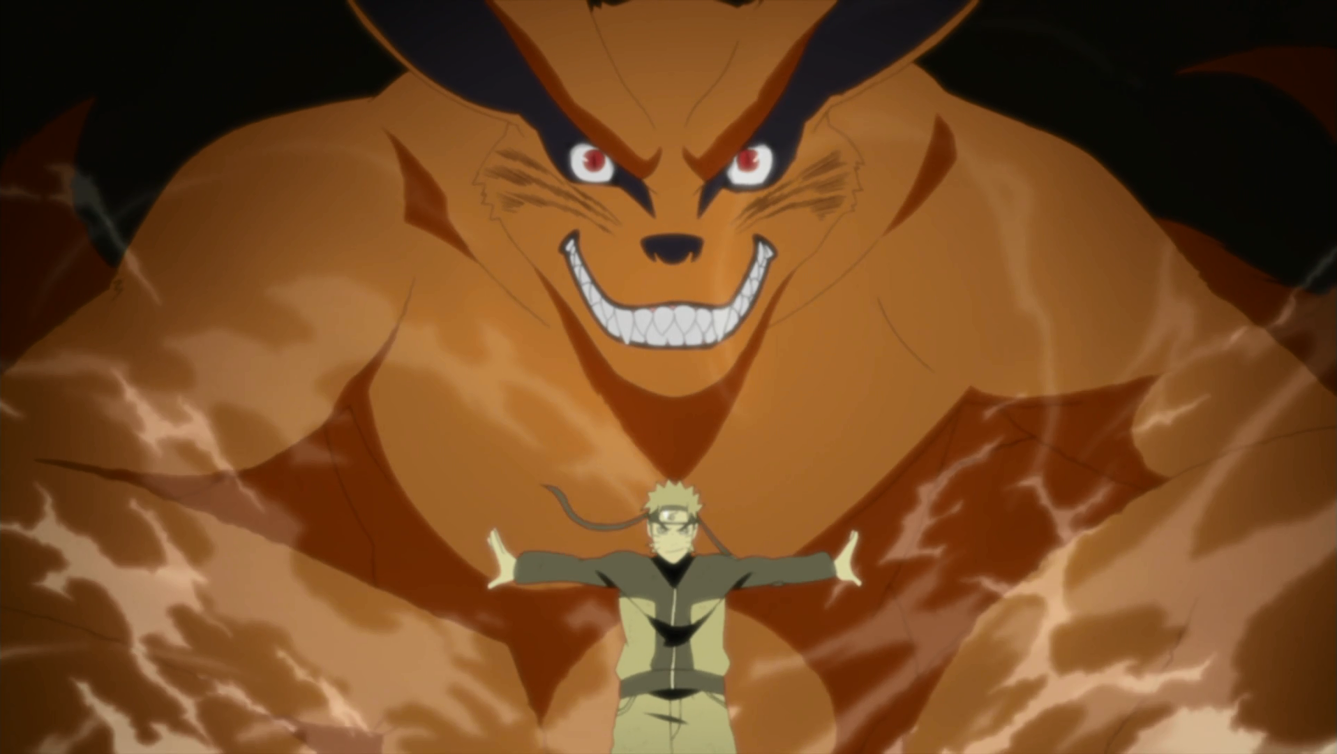Kurama - Narutopedia, the Naruto Encyclopedia Wiki Naruto Kurama Mode First Time