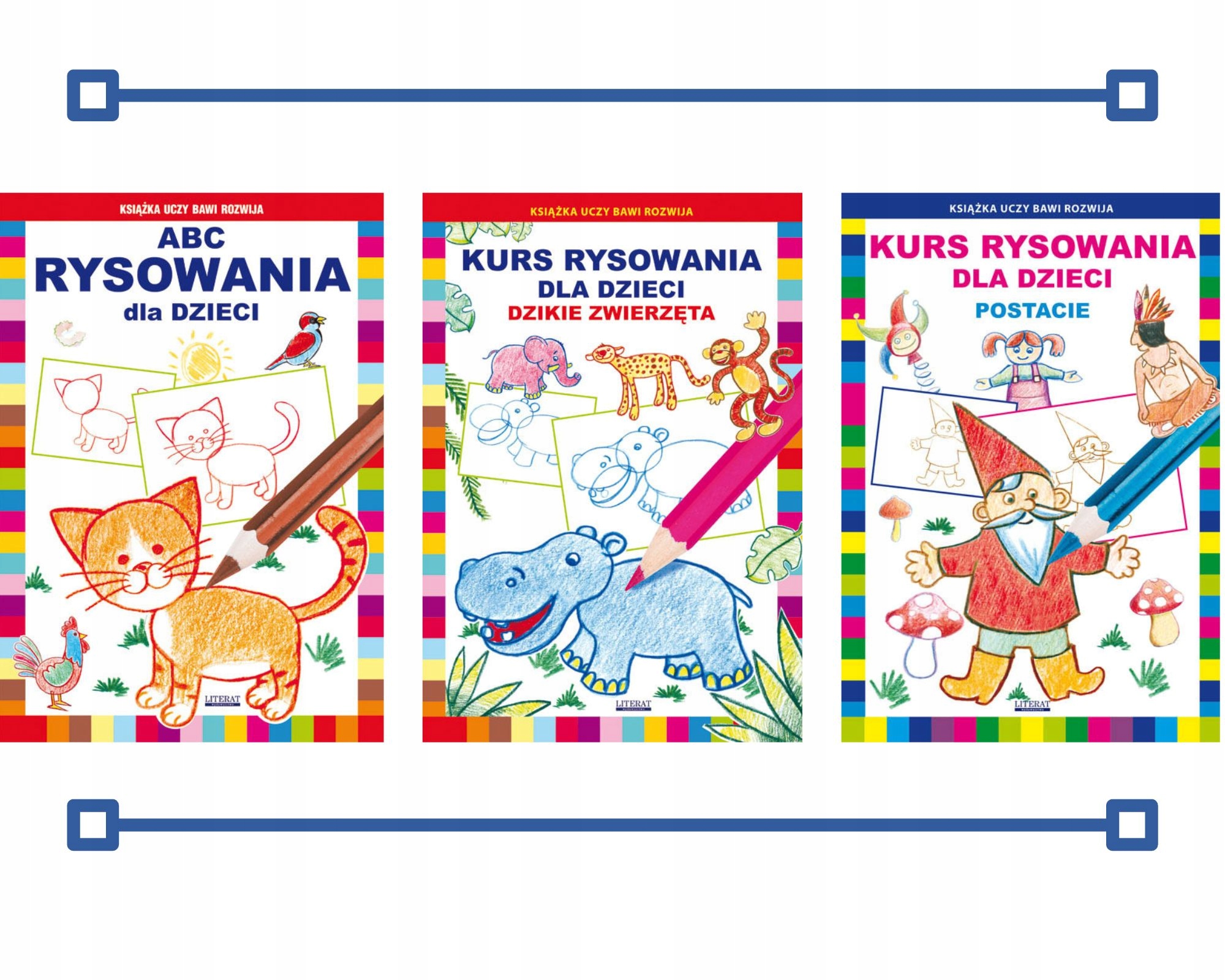 Kurs rysowania dla dzieci Komplet książek (13034589745) | Książka Allegro Książka Do Nauki Rysowania Dla Dzieci