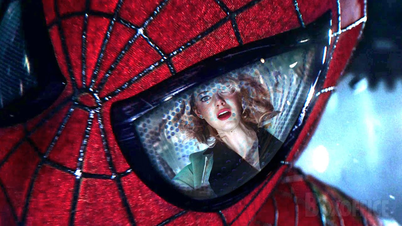 La escena que conmocionó a todos | Gwen Stacy cae | El sorprendente El Sorprendente Hombre Arana Gwen
