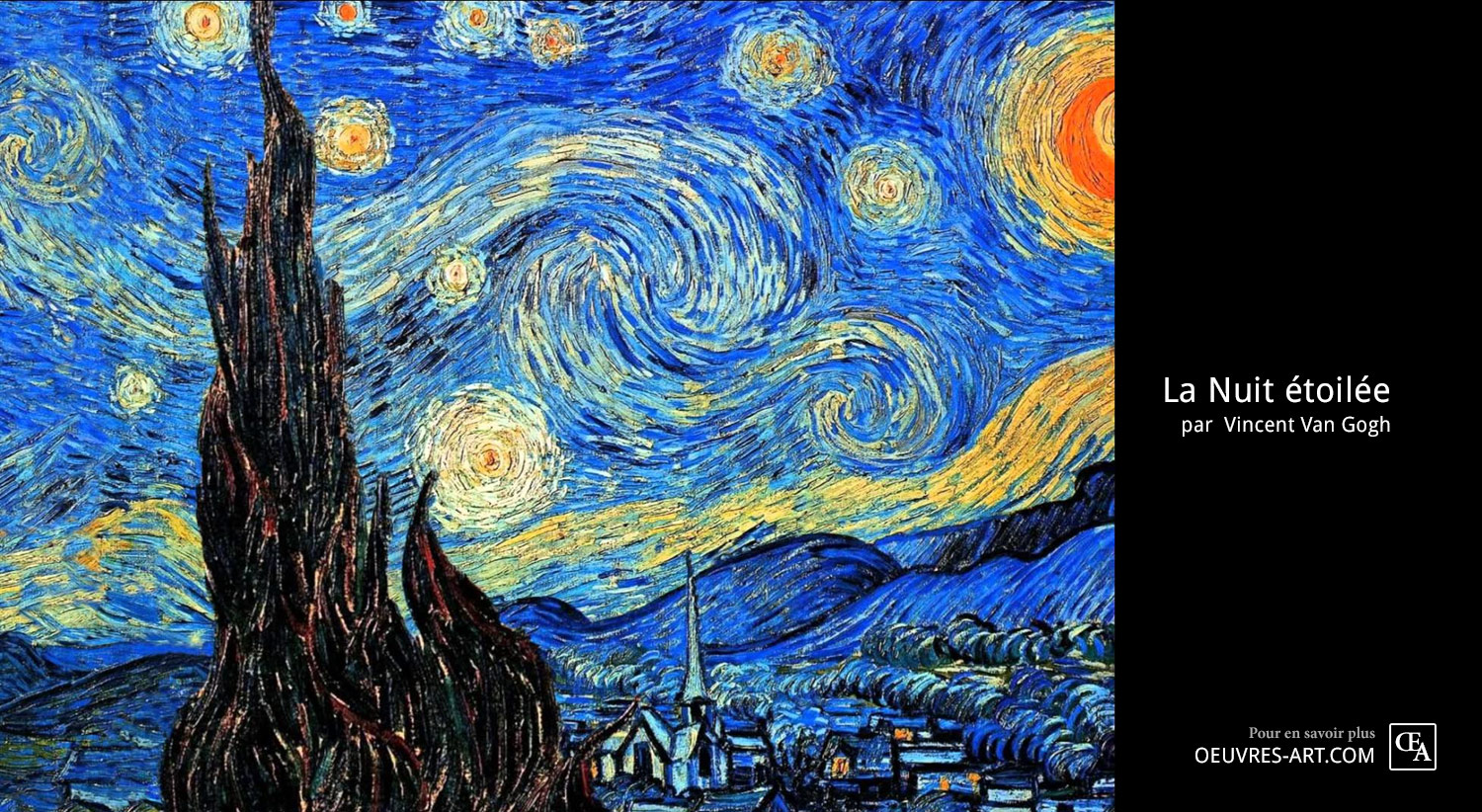 La Nuit étoilée | Vincent Van Gogh La Nuit Etoilee Van Gogh Analyse