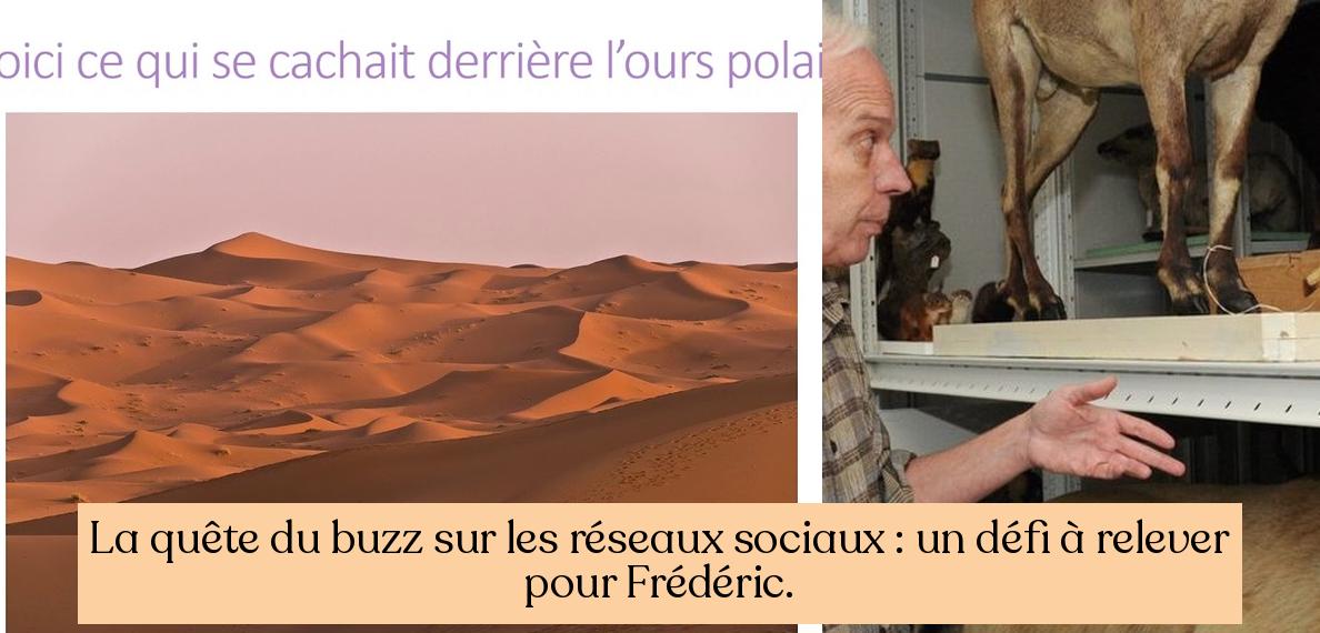 Frederic Cherche A Faire Le Buzz Sur Les Reseaux Sociaux