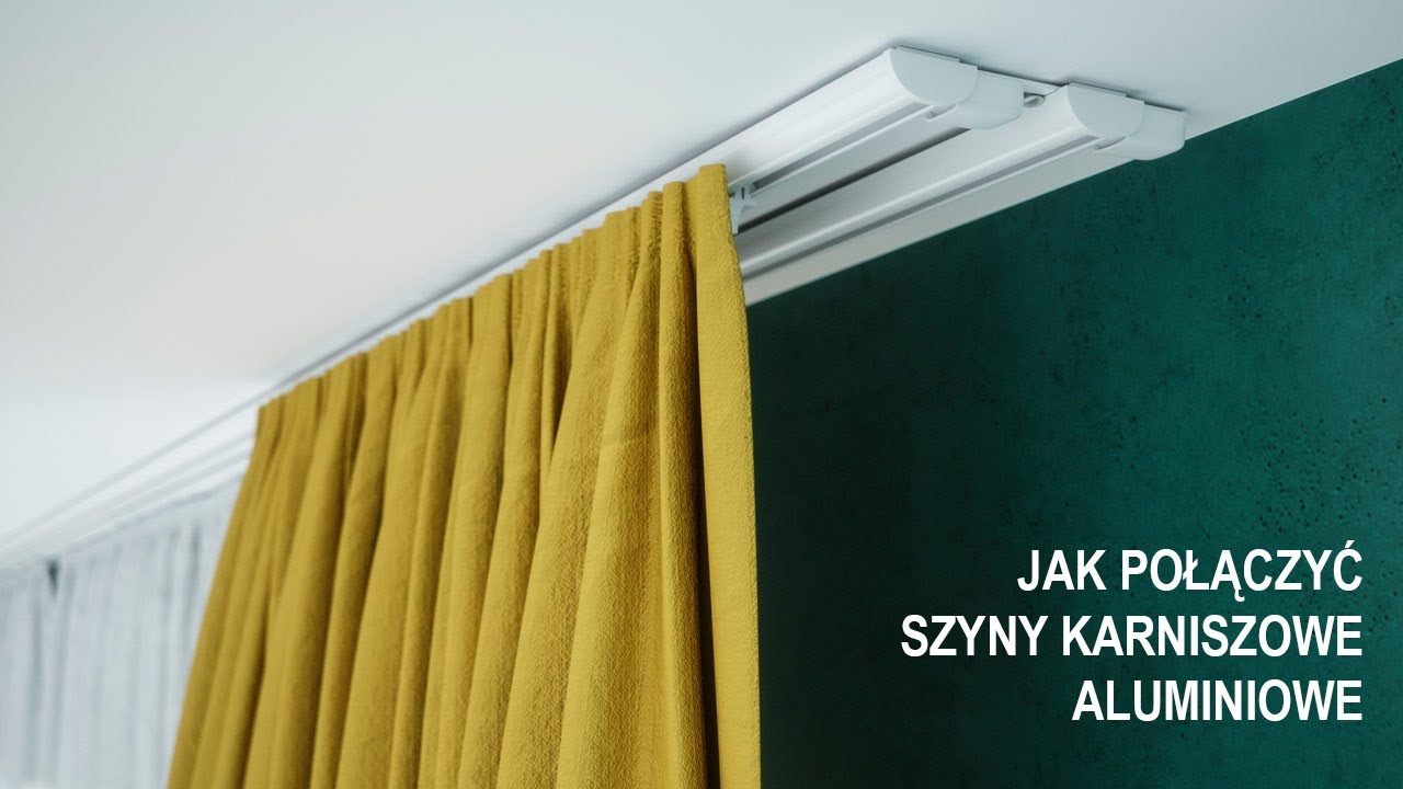 Łączenie szyn sufitowych - instrukcja prostego montażu szyn Jak Zamaskowac Pęknięcie Na Scianie