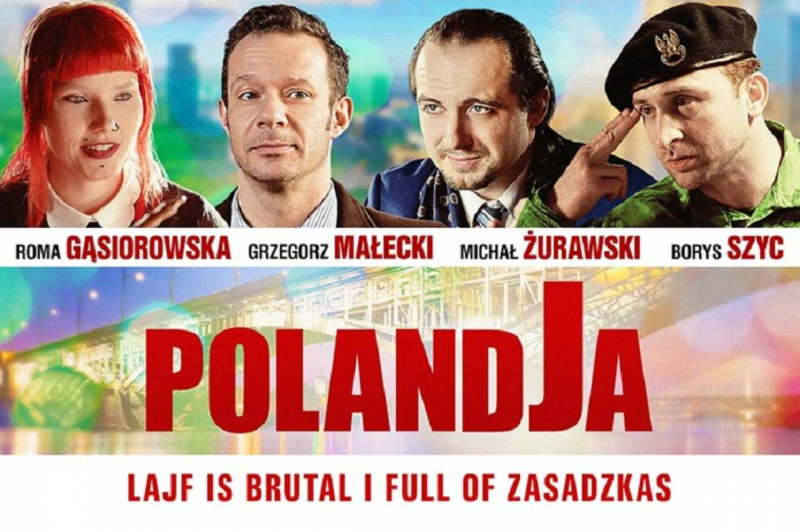 Lajf is brutal i full of zasadzkas! Plakat filmu PolandJa - naEKRANIE.pl Lajf Is Brutal End Ful Of Zasadzkas