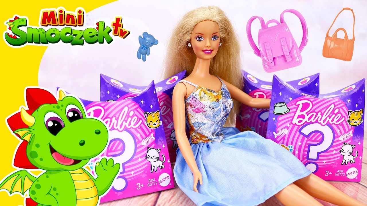 Lalka Barbie i Saszetki Niespodzianki - Lalki Zabawki Bajki Dla Dzieci Lalki Barbie Bajki Po Polsku Dla Dziewczynek