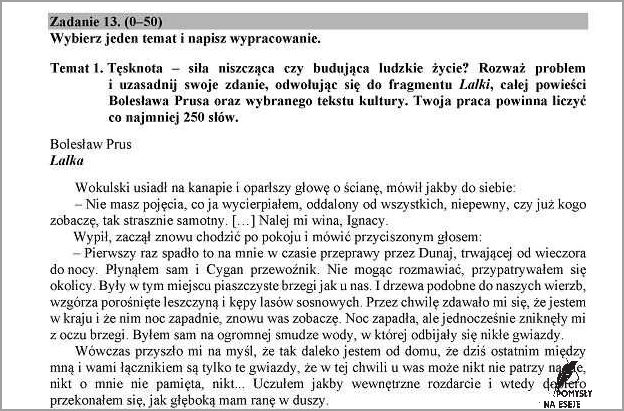 Lalka - rozprawka na temat: interpretacja i analiza głównych wątków Rozprawka Na Temat Wyprawa Wędrówka Tułaczka Podróż Niejedno Ma Imię