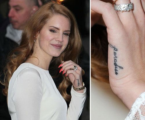 Lana Del Rey Paradise Tattoo