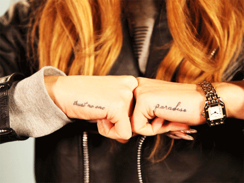 Lana Del Rey's tattoo paradise. - forum | dafont.com Lana Del Rey Paradise Tattoo