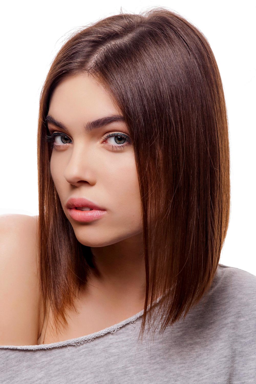 Langer Bob mit Mittelscheitel - Sleeklook | Bob Frisuren lang - Long Bob Dylan Blowin In The Wind Interpretation