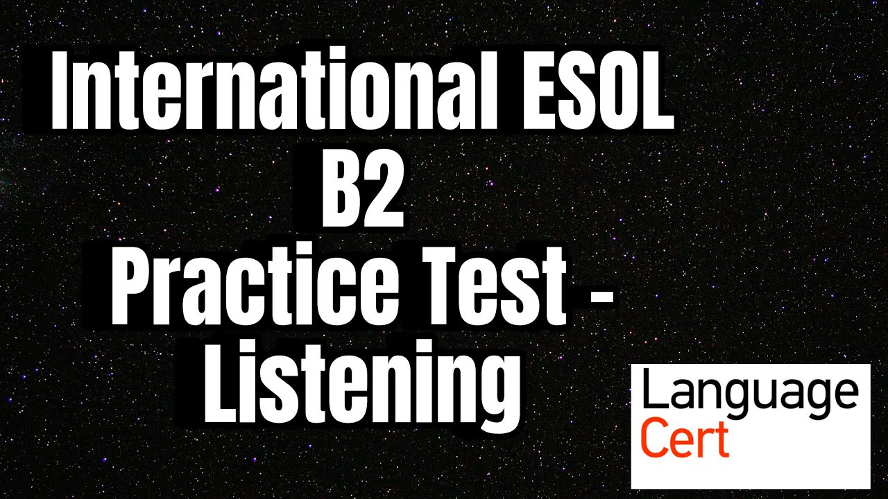 LanguageCert International ESOL - Practice Material with Answers - B2 Language Test 3 B2