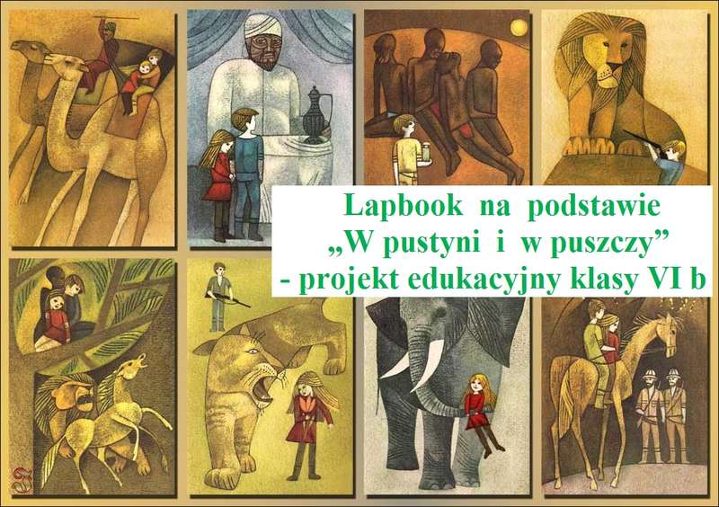 Szablony Lapbook W Pustyni Iw Puszczy