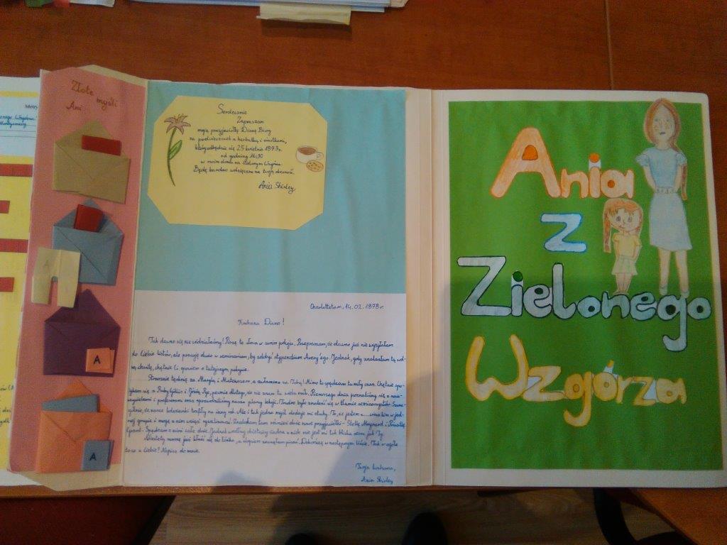 Lapbooki. Dlaczego z dobrej lekcji zmęczeni powinni wyjść uczniowie a Ania Z Zielonego Wzgórza Lapbook