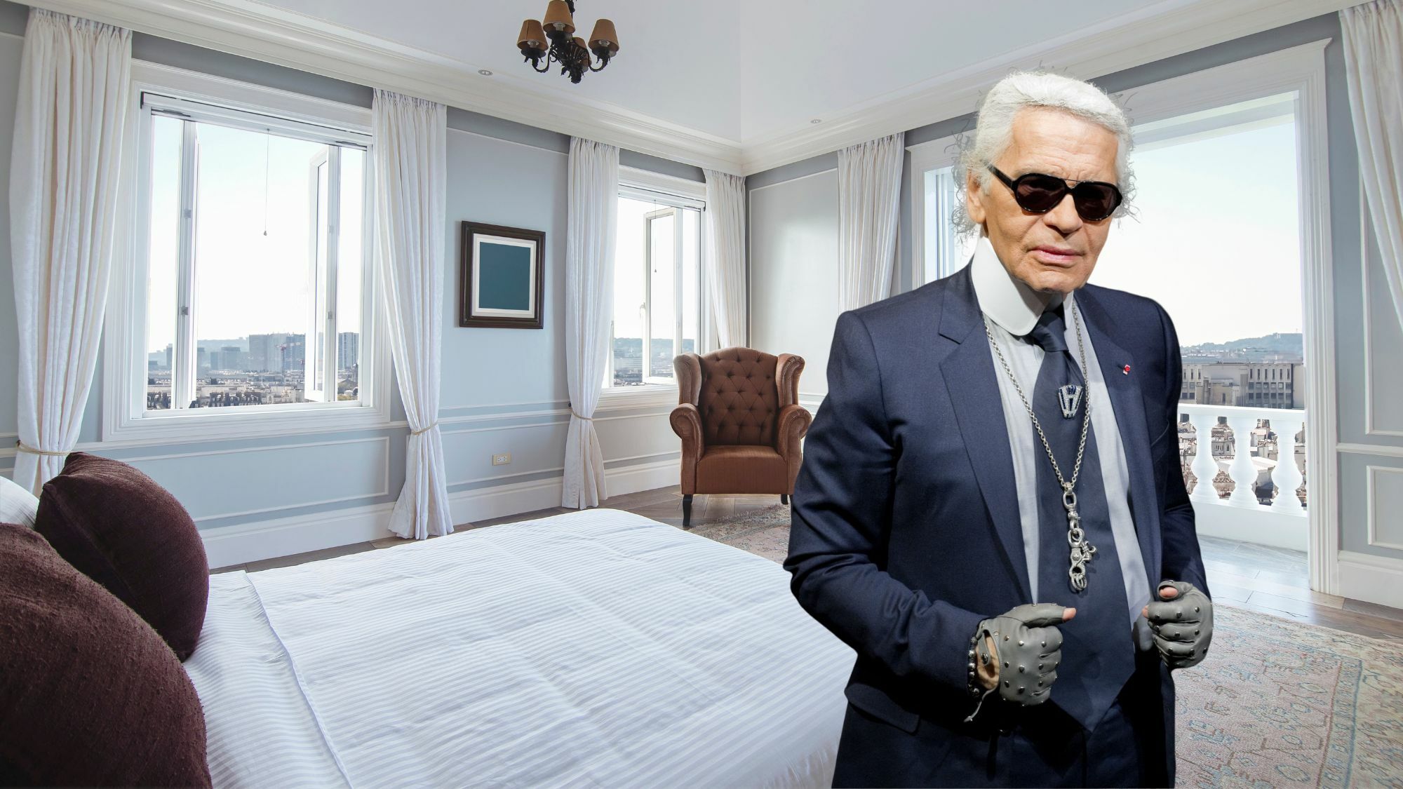L’appartement parisien de Karl Lagerfeld est mis en vente aux enchères Wo Hat Lagerfeld Gewohnt