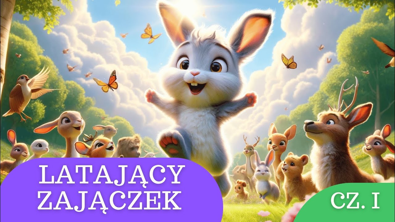 Latający Zajączek Audiobook Dla Dzieci Po Polsku Najlepsze Bajki Do Youtube Bajki Do Słuchania Dla Dzieci
