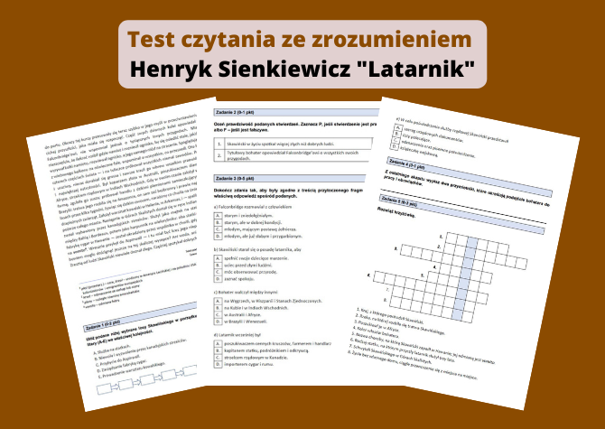 Test Wiedzy Z Lektury Latarnik