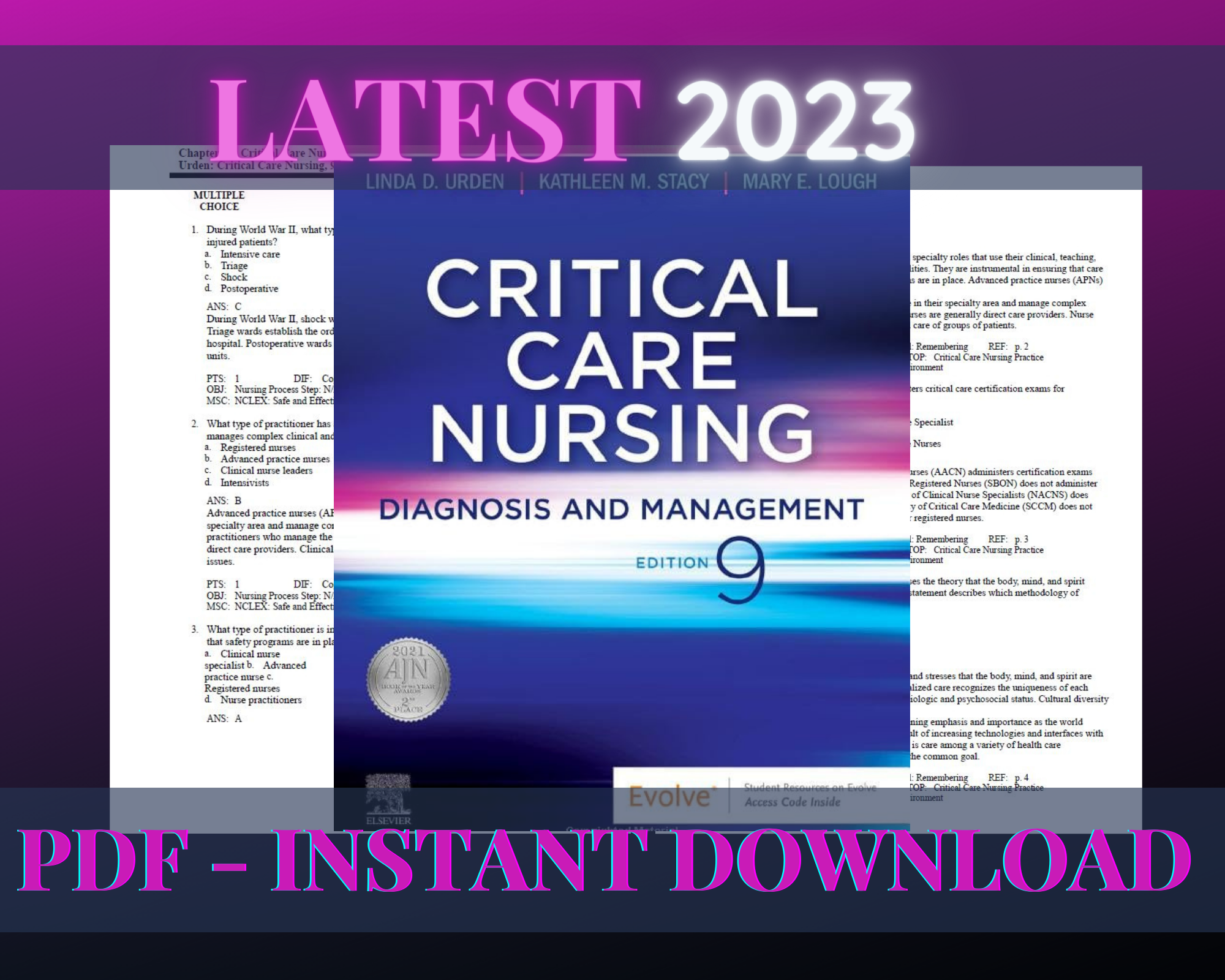 Critical Care Nursing Diagnosis And Management Test Bank