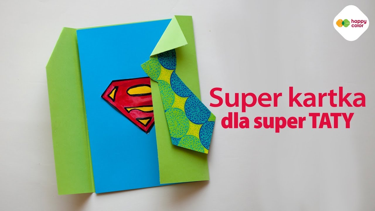 Laurka z papieru na Dzień Ojca DIY - YouTube Pomysl Na Prezent Na Dzien Ojca