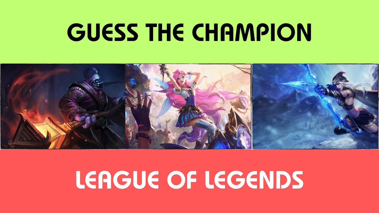 League Of Legends Guess The Champion