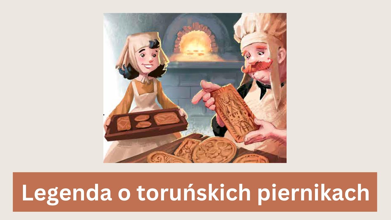 LEGENDA O TORUŃSKICH PIERNIKACH #legenda #torun #mowart #językpolski Legenda O Gdyni Dla Dzieci