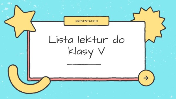 Lektury kl. 5 Klasa 5 Lektury