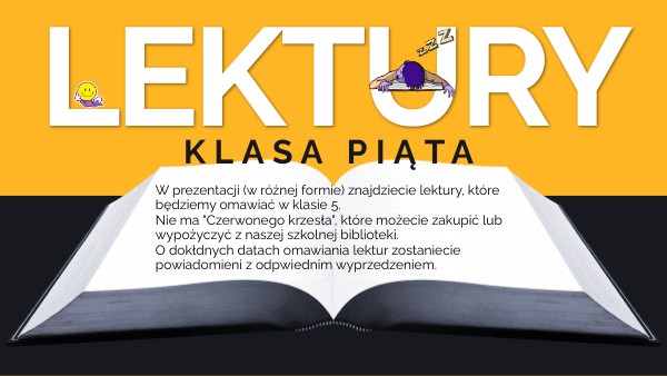 Klasa 5 Lektury