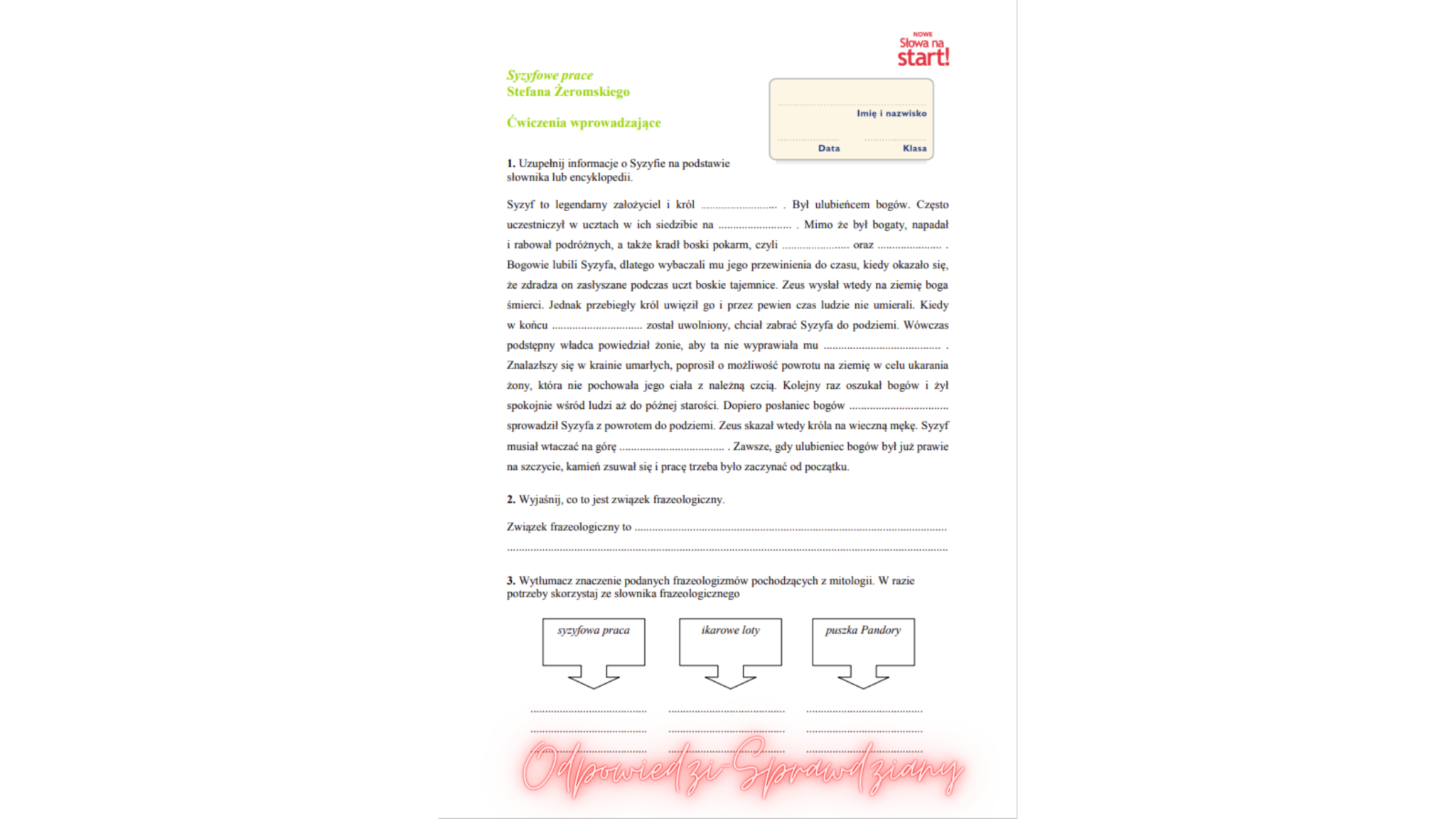 Lektury klasa 8 Nowa Era Sprawdziany-Odpowiedzi PDF do pobrania 2021 Azja Sprawdzian Klasa 8 Nowa Era Pdf