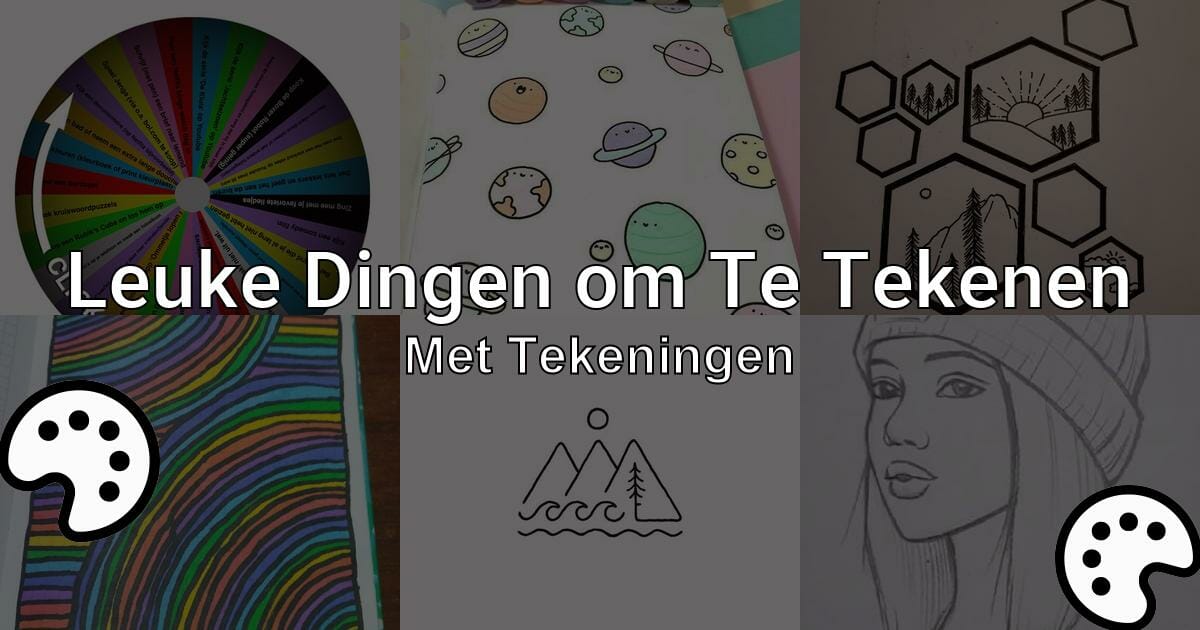 Leuke Dingen om na Te Tekenen (Met Tekeningen) - tekenen.nu Tekeningen Om Na Te Tekenen