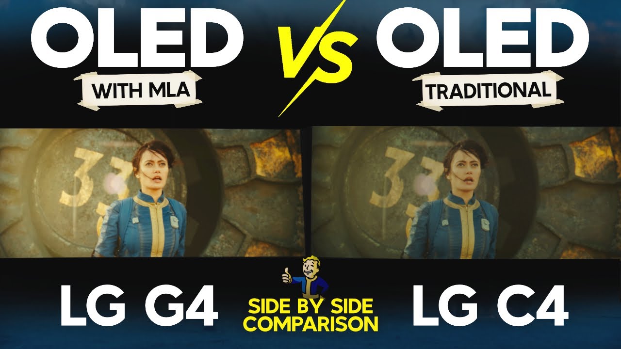 LG G4 vs LG C4 OLED TV | MLA vs Conventional OLED TV Comparison 2024 Cukier Uległ Zwęgleniu Pod Wpływem Kwasu