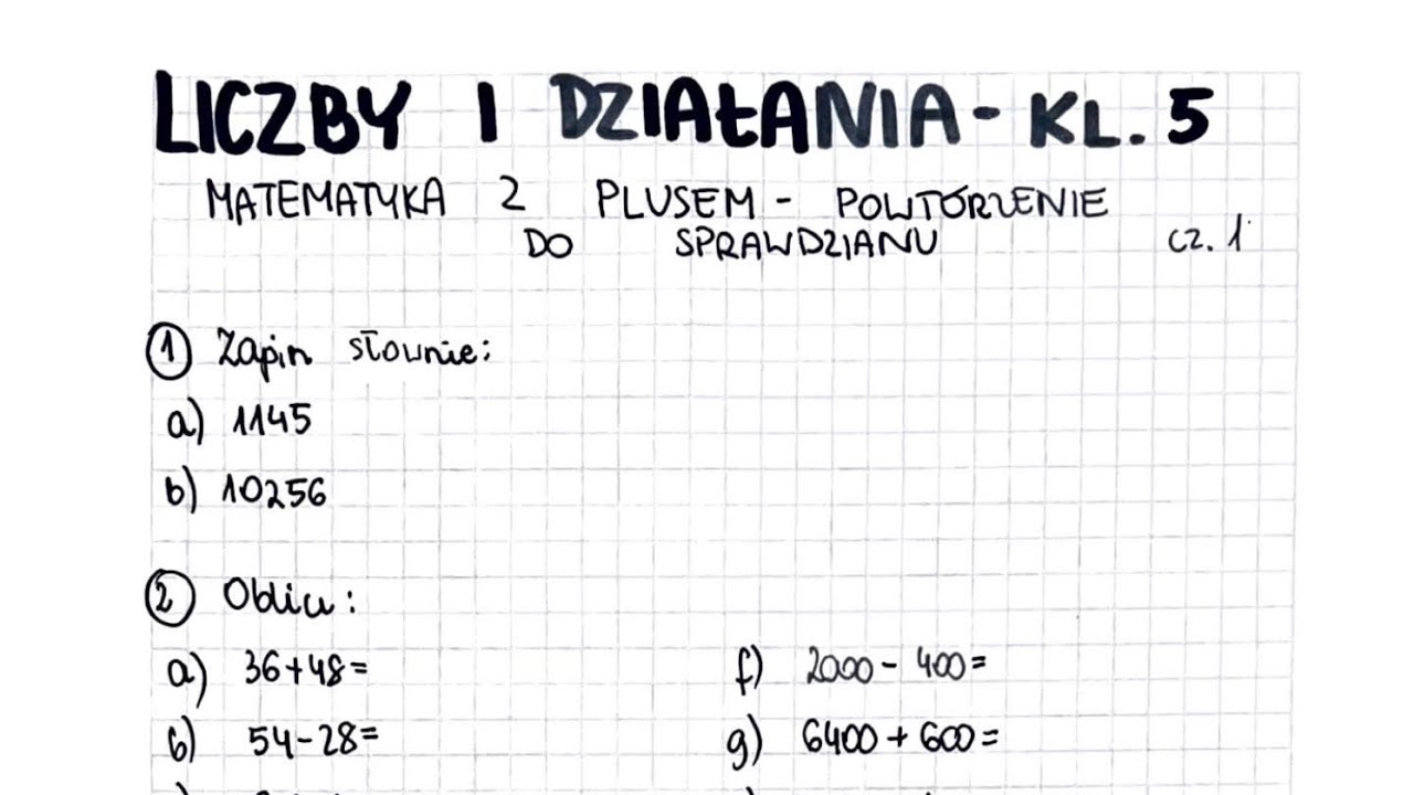 Sprawdzian Nr 1