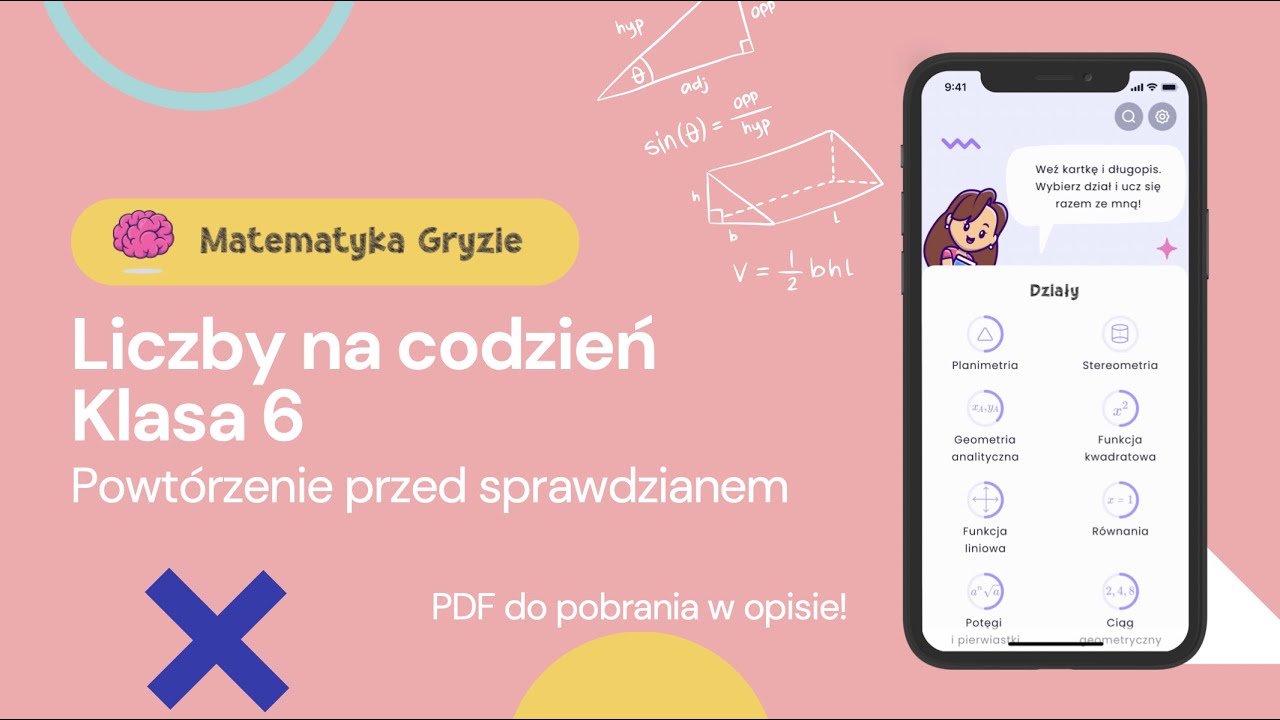 Liczby na codzień kl.6 - Sprawdzian powtórzenie - pdf w opisie Liczby Na Codzien Gwo