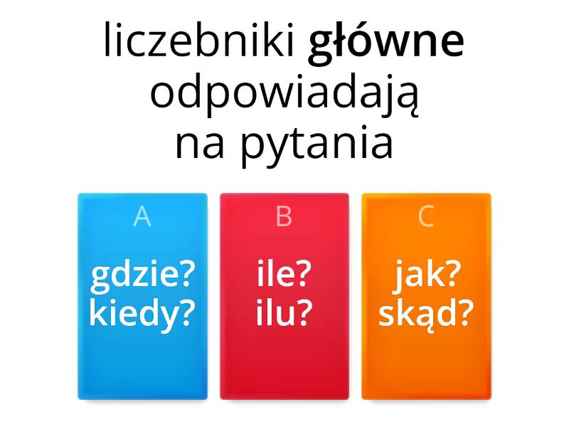 Kartkówka Z Liczebników Klasa 5
