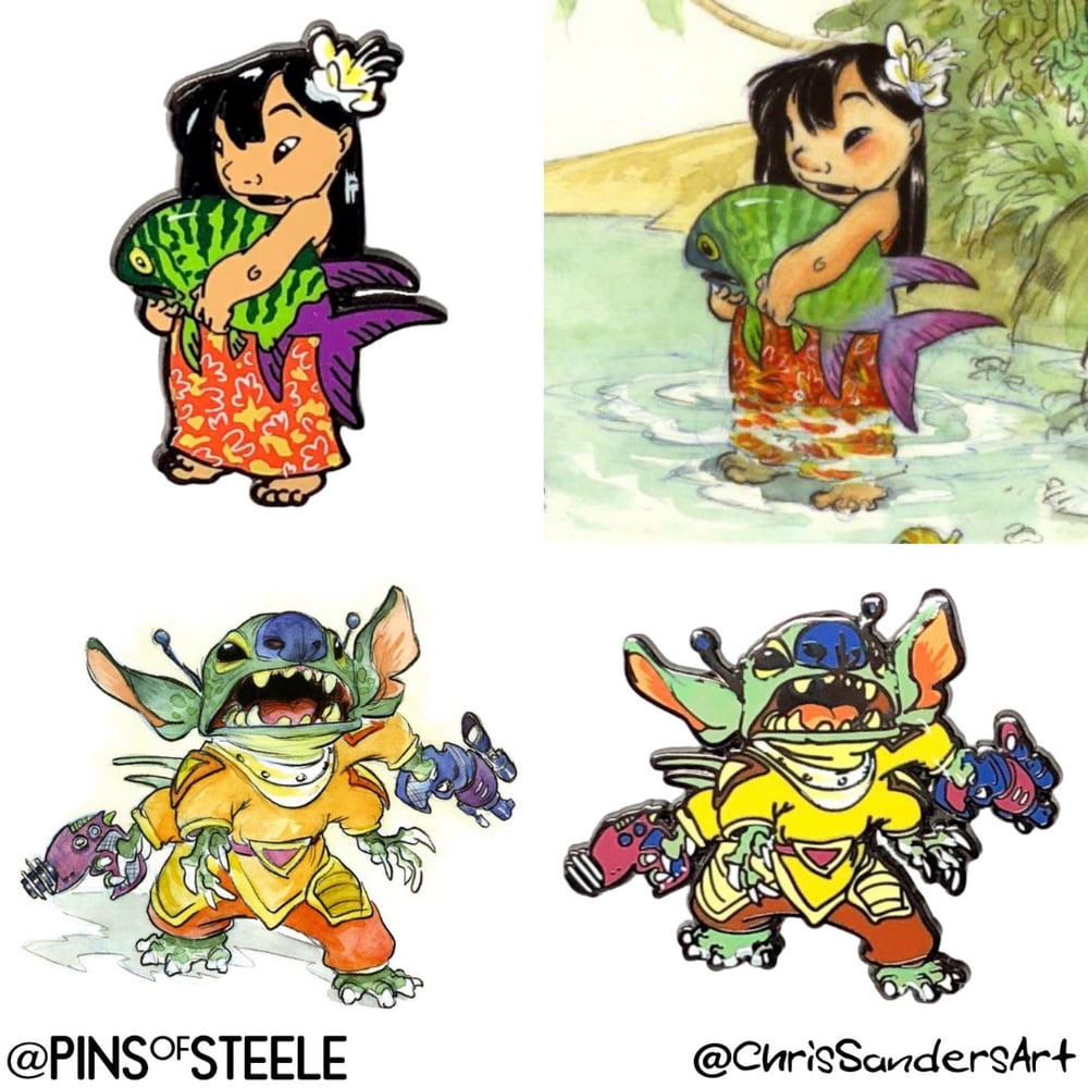 "Lilo & Stitch" Concept Art - Lilo and Stitch Set (Artist: Chris Lilo And Stitch Concept Art